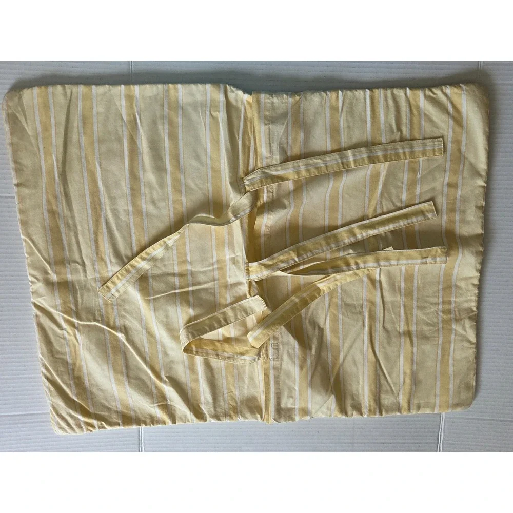 J Clayton International Set of 2 Standard Pillow Shams Cotton Yellow Reversible